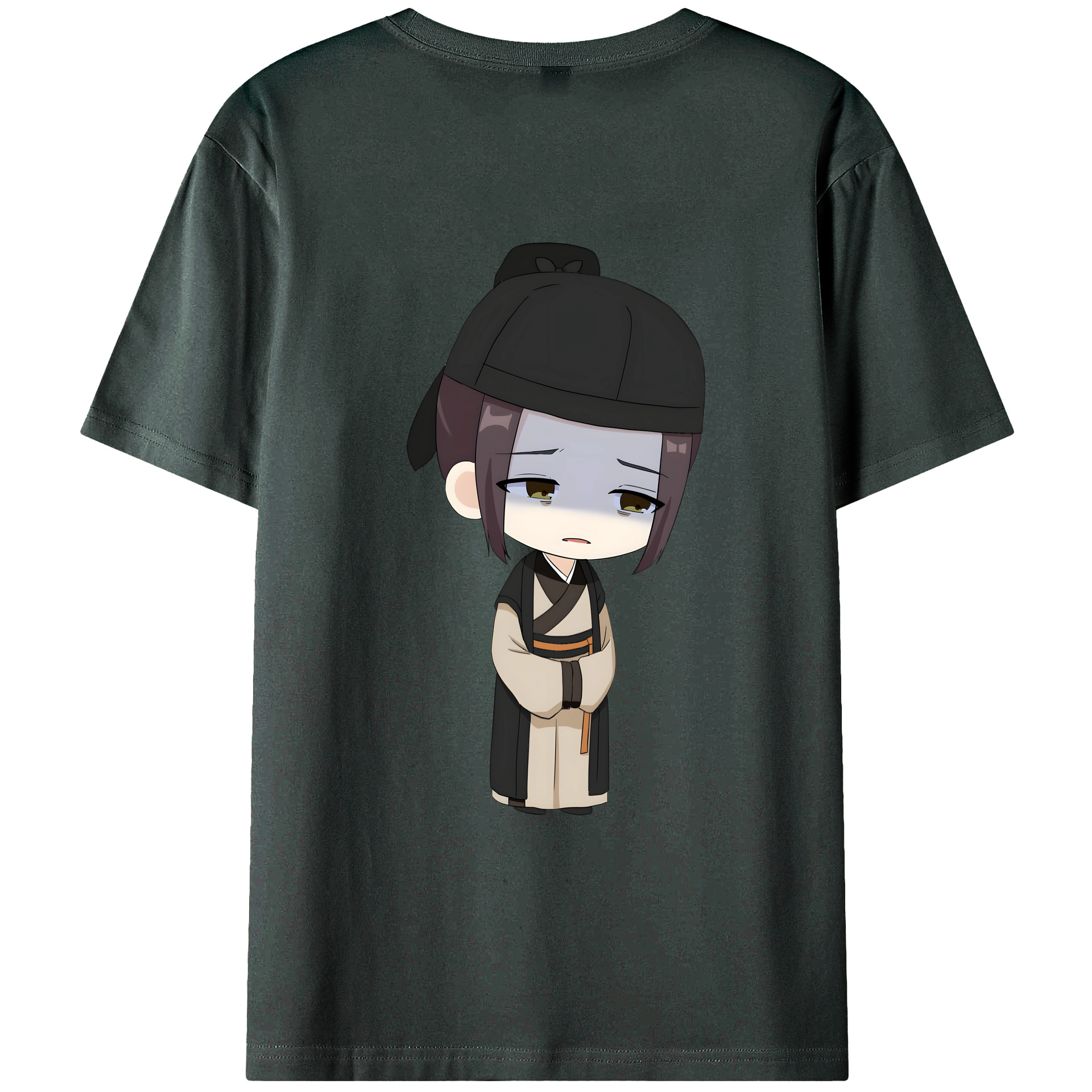 （画像用） 薬屋のひとりごと The Apothecary Diaries 綿100％ メンズ半袖Tシャツ（バックプリント） 通気性